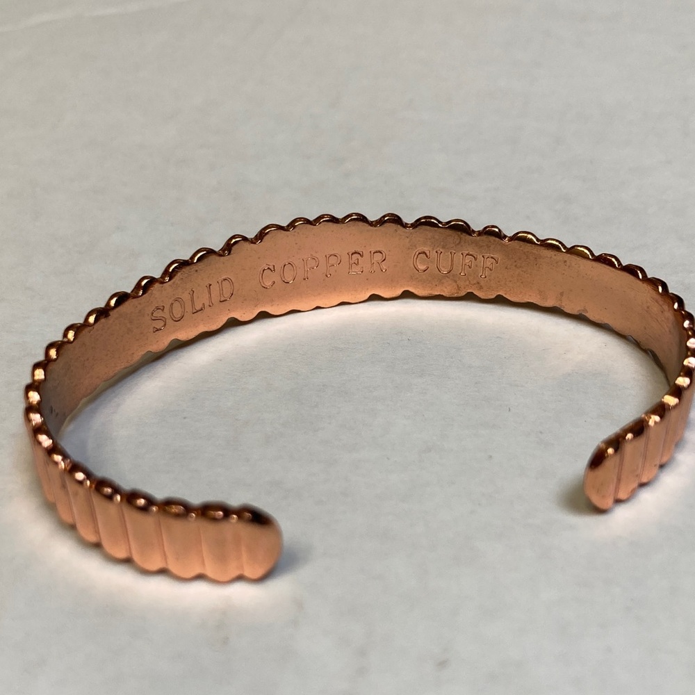 Solid Copper Cuff Bracelet - image 6